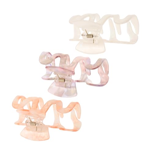 TOGEVAL 3 Stück Teiliges Extra Große Rutschfeste Haarklammern für Dickes Haar Vielseitige Haarklammern für Frauen und Teenager Praktische Haarspangen für Sport Make Up und Alltag von TOGEVAL