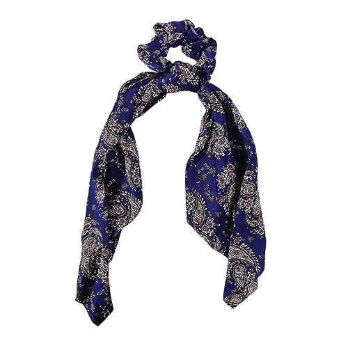 TOGEVAL 3 Stück Teiliges Haargummi mit Retro Großem Satin Schleifenband Elastische Haarknoten mit Langem Schweif Haarschleife für Damen Vielseitiger Haarschmuck für Alltag Zufällige Farbe von TOGEVAL