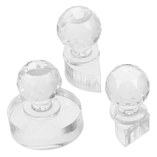 TOGEVAL 3 Stück Teiliges Lidschatten Stempel aus Vielseitiges Presswerkzeug für Lidschatten Highlighter und Reparatur Tool für Kompakte Puder Präzise und Ästhetische Oberfläche von TOGEVAL