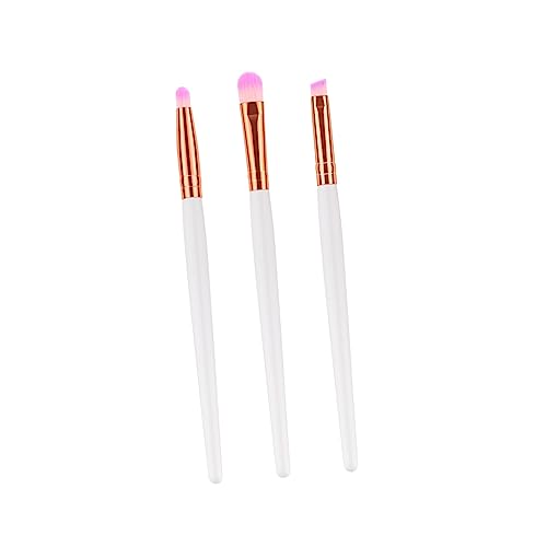 TOGEVAL 3 Stück Teiliges Professionelles Schminkpinsel Set mit Hochwertigem Holzgriff und Weichen Nylonborsten Make Up Puder und Rougepinsel für Frauen Langlebig und Einfach zu Handhaben von TOGEVAL