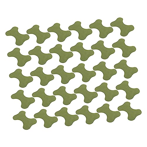 TOGEVAL 30 Blatt Haushalts Moxa Pflaster Blanko Aufkleber Tragbare Atmungsaktive Moxapatches Flexibel und Hautfreundlich Farblich Sortiert für Vielseitige Anwendung Zufällige Farbe von TOGEVAL