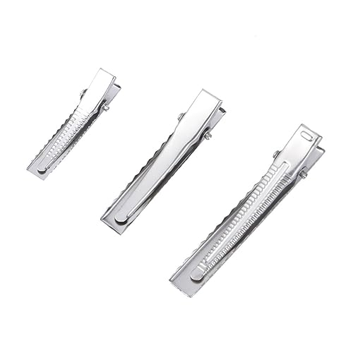 TOGEVAL 30 Stück Teiliges Set DIY Haarspangen Krokodil Haarclips für Haarschmuck Bows und Schmuckzubehör von TOGEVAL