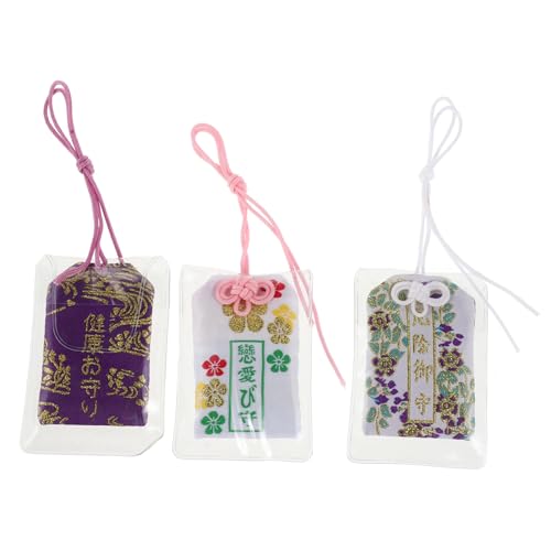 TOGEVAL 32 STK Königlicher präsente Weihnachten glücksbringer Einschulung weihnsgeschenke Charme Anhänger Japanisches Omamori-Beutel -Dekorsäckchen Plastik von TOGEVAL