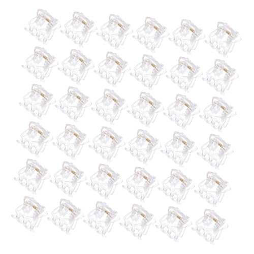 TOGEVAL 36 Stück Teiliges Kleine Herzförmige Mini Haarklammern DIY Haarschmuck für Mädchen und Frauen Fester Griff Vielseitig Einsetzbar als Haarspangen und Haarhalter für Alltag und von TOGEVAL