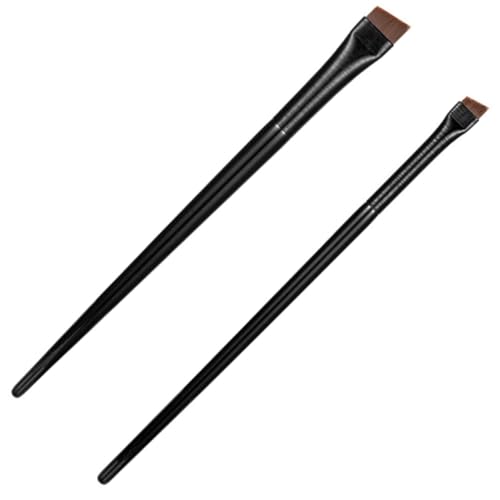 TOGEVAL 3sätze Teiliges Ultra Dünner Abgewinkelter Eyeliner-pinsel Für Präzise Augenbrauen Und Augen-make-up-anwendungen Für Anfänger Und Tragbar Und Einfach Zu Handhaben von TOGEVAL