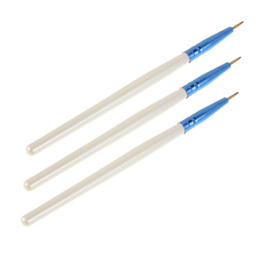 TOGEVAL 3stücke Teiliges Augen-make-up Feiner Eyeliner-pinsel- Detaillierter Augenpinsel Für Verbergen Und Hervorhebungen von TOGEVAL