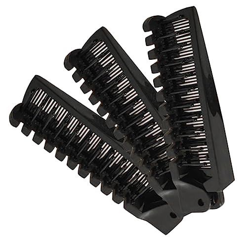 TOGEVAL 3stücke Reisehaarbürste Aus Kunststoff Mit Faltbarem Design Kompakter Für Damen Geeignet Für Dickes Lockiges Oder Glattes Haar Mühelos Und Schmerzfrei Entwirren Doppelkamm Für Haar von TOGEVAL