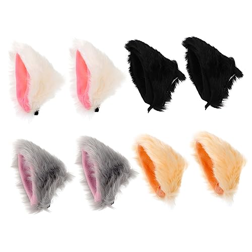 TOGEVAL Katzenohr-haarnadel 4er-set Elegante Haarspange Mit Katzenohren Sicher Für Die Verwendung Bei Partys Cosplay Halloween-kostümen Modisches Accessoire von TOGEVAL