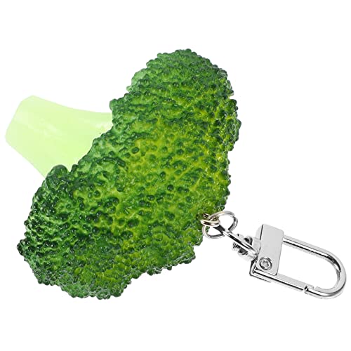 TOGEVAL 4stücke Kreativer Schlüsselanhänger Aus Lebensmittel-Simulation Dekoration Brokkoli Und Garnelen Vielseitig Für Taschen Und Perfektes Für Geburtstage Und Feiertage von TOGEVAL