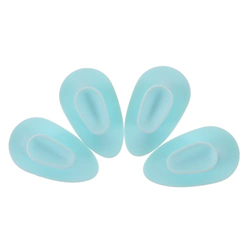 TOGEVAL 4 Stück Silikon Gesichtsreinigungsbürsten Teiliges Exfoliating Gesichtsbürsten Handliche Gesichtswäsche und Make Up Entferner für Empfindliche Haut für von TOGEVAL