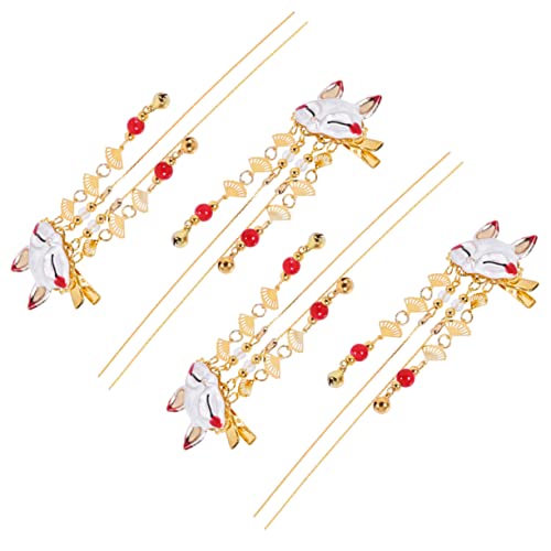 TOGEVAL 4 Stück Teiliges Chinesischer Stil Haarspangen mit Fransen Haarschmuck Accessoires für Mädchen im Antiken Design Hochwertige Legierungs Haarspangen für Hanfu und Hochzeiten TOGEVAL 4 Stück Teiliges Chinesischer Stil Haarspangen mit Fransen Haarschmuck Accessoires für Mädchen im Antiken Design Hochwertige Legierungs Haarspangen für Hanfu und Hochzeiten von TOGEVAL