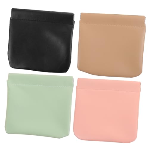 TOGEVAL 4 Stück Teiliges Große Automatische Verschluss Make up Organizer Tragbar und Vielseitig für Damen zur Aufbewahrung von Kosmetik Geldbörse Handy und Schlüssel von TOGEVAL