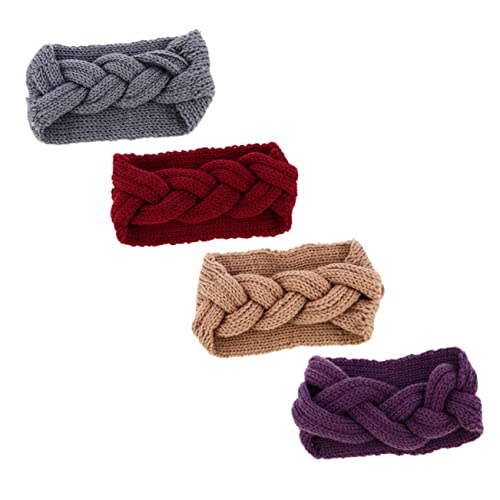 TOGEVAL 4stücke Damen Stirnbänder Mit Knopf Warme Haarbänder Für Outdoor-aktivitäten Ohrwärmer Und Praktisch Für Sport Und Schützt Vor Kälte Und Druck Die Ohren TOGEVAL 4stücke Damen Stirnbänder Mit Knopf Warme Haarbänder Für Outdoor-aktivitäten Ohrwärmer Und Praktisch Für Sport Und Schützt Vor Kälte Und Druck Die Ohren von TOGEVAL