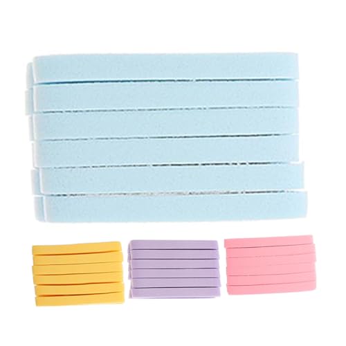 TOGEVAL 48 Stücke Schwamm Gesichtsreiniger Reinigung Puffs Entferner Pads Holz Zellstoff Tücher Baumwolle Kosmetik Pad Make-up Runden Sortierte Farbe von TOGEVAL