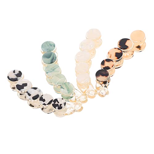 TOGEVAL 4stücke Teiliges Acetat Haarklammern Runde Haarspangen Für Damen Rutschfeste Haaraccessoires Stilvolle Und Elegante Haarclips Für Verschiedene Frisuren TOGEVAL 4stücke Teiliges Acetat Haarklammern Runde Haarspangen Für Damen Rutschfeste Haaraccessoires Stilvolle Und Elegante Haarclips Für Verschiedene Frisuren von TOGEVAL
