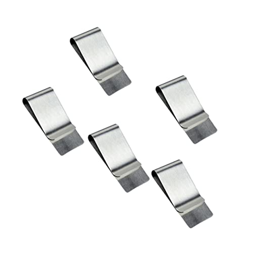 TOGEVAL Geldklammer Aus Edelstahl 304 Vertikaler Bargeldhalter Für Männer Und Frauen Schmale Geldbörse Clip Kreditkartenetui Büro Reisen Unverzichtbar von TOGEVAL