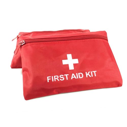 TOGEVAL 5 Stück Teiliges Mini Oxford Aufbewahrungstasche Rot Kompakt Tragbar Reißfest Multifunktionaler Organizer für Outdoor Reise Camping vorräte von TOGEVAL