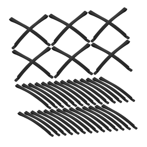 TOGEVAL 50 Stück Schwarze Metall Haarnadeln Klassische DIY Bobby Pins Langlebige Haarspangen für Frauen Vielseitig Einsetzbare Haarclips Robust und Fest Haltend von TOGEVAL