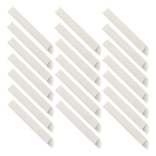 TOGEVAL 50 Stück Weiße Microblading Blades aus Kurvenform Elastische Permanent Make Up für Präzises Augenbrauen Microblading Geprüft Tragbar für Damen von TOGEVAL