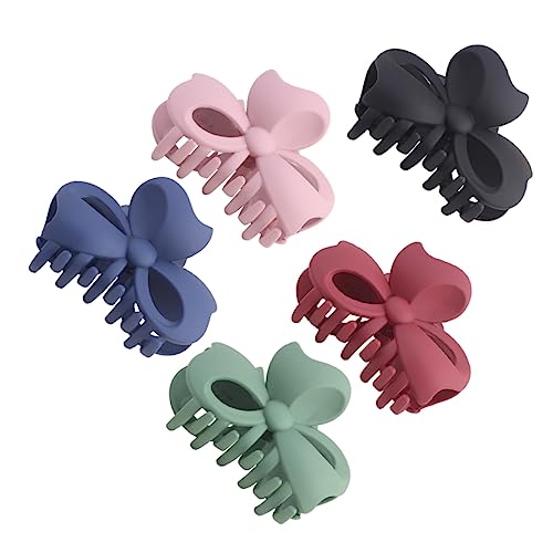 TOGEVAL 5stücke Haarnadeln Gefleckt Haarklammern Acryl Haifisch-klammern Für Bad Pferdeschwanzhalter Einfach Spangen Für Dusche Frauen Haaraccessoires von TOGEVAL