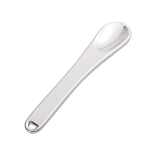 TOGEVAL 5stücke Mini-make-up-löffel Aus Metall Kosmetikspatel Für Gesichtskosmetik Beauty-schaufel Zum Mischen Und Auftragen Von Creme Und Maske von TOGEVAL