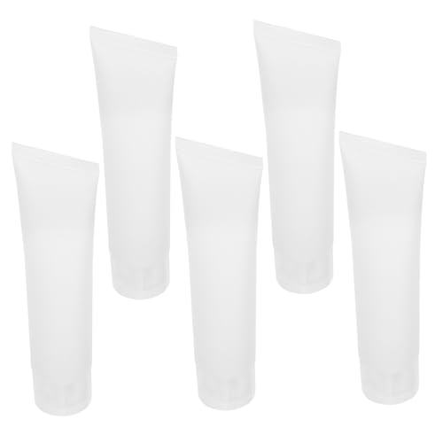 TOGEVAL 5stücke Nachfüllbare Flaschen Für Lotionen Kosmetik Reisegröße Squeeze Flaschen Für Shampoo Handcreme Körperlotion Für Unterwegs Sport Reise von TOGEVAL