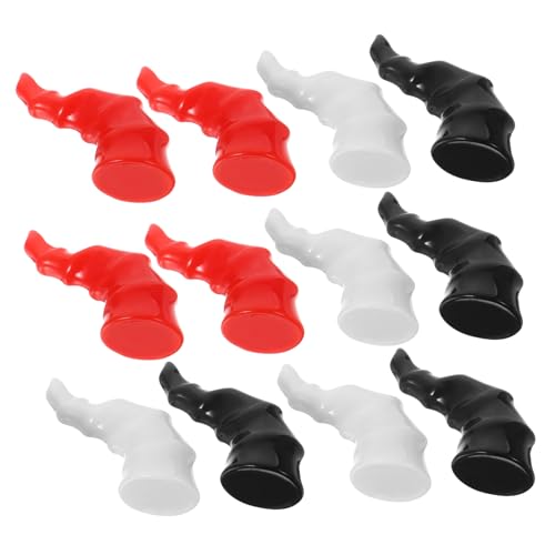 TOGEVAL 6paare Dämonenhorn-anhänger Für Haarnadeln Diy-haarschmuck Halloween-kostüm-accessoires Bastelbedarf Für Haarspangen Spiralhorn-materialien Für Cosplay von TOGEVAL