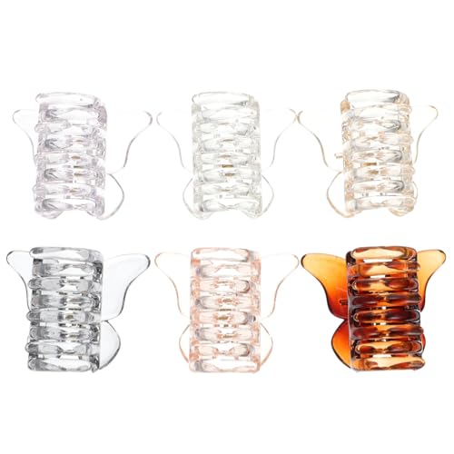 TOGEVAL 6 Stück Teiliges Damen Haarklammern Mittlere Transparente Haarspangen in Sechs Farben Rutschfeste Haarklammern für Dünnes Dickes Haar Bequem und Vielseitig für Alltag und Styling TOGEVAL 6 Stück Teiliges Damen Haarklammern Mittlere Transparente Haarspangen in Sechs Farben Rutschfeste Haarklammern für Dünnes Dickes Haar Bequem und Vielseitig für Alltag und Styling von TOGEVAL