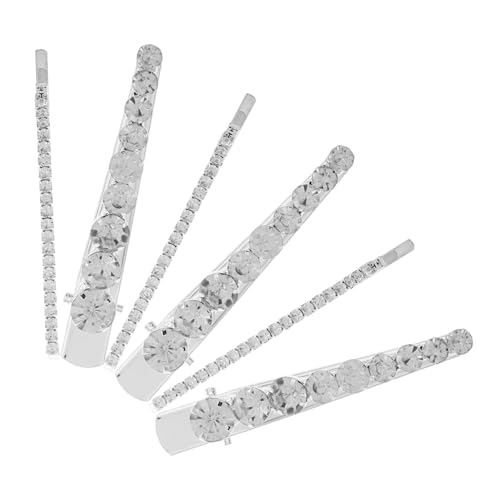 TOGEVAL 6 Stück Teiliges Haarschmuck mit Strasssteinen Elegante Vintage Haarklammern für Hochzeit und Festliche Anlässe Funkelnde Haarklammern für Damen Vielseitig für Hochsteckfrisuren von TOGEVAL