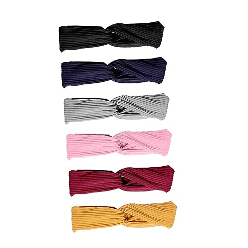 TOGEVAL 6stücke Sporthaarband Aus Elastischem Material Kreuz-stirnbänder Für Sport Yoga-kopfbedeckungen Reißfest Und Verschleißfest Für Laufen Basketball Fußball Tennis Radfahren TOGEVAL 6stücke Sporthaarband Aus Elastischem Material Kreuz-stirnbänder Für Sport Yoga-kopfbedeckungen Reißfest Und Verschleißfest Für Laufen Basketball Fußball Tennis Radfahren von TOGEVAL