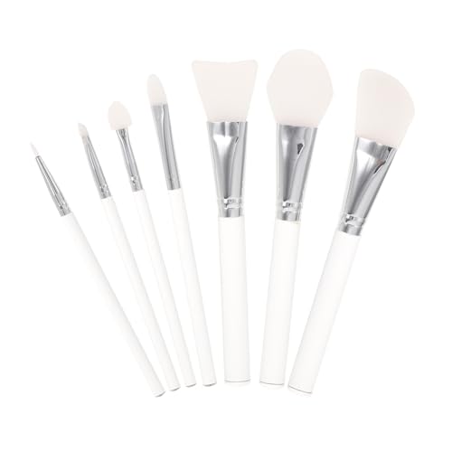 TOGEVAL 7 Stück Teiliges Make up pinsel Silikonbeschichtetem Hautfreundlichem Acrylgriff Vielseitig für Gesichtsmaske Flüssigen Lidschatten Foundation und Präzises Augen make up Leicht zu von TOGEVAL