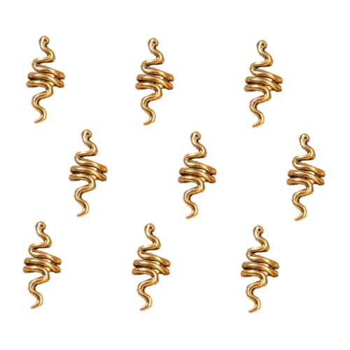 TOGEVAL 9 Stück Teiliges Verstellbare Schlangenhals Haarspiralen aus Metall Flexible Haarringe für Dreadlocks Zöpfe Pferdeschwanz und Verschiedene Frisuren Rutschfester Haarschmuck für TOGEVAL 9 Stück Teiliges Verstellbare Schlangenhals Haarspiralen aus Metall Flexible Haarringe für Dreadlocks Zöpfe Pferdeschwanz und Verschiedene Frisuren Rutschfester Haarschmuck für von TOGEVAL
