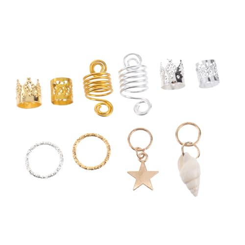 TOGEVAL 90 Stück Teiliges Dreadlock haarring Metall Leichtes Hohles Design Dekorative Haar Zöpfe und Braids Modisches Haarschmuck accessoire für Damen und Herren von TOGEVAL