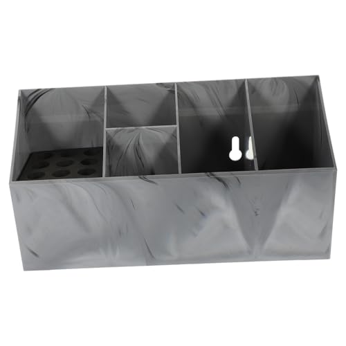 TOGEVAL Acryl Friseurscherenhalter mit Großer Kapazität Rutschfestes Haarwerkzeug Aufbewahrungsorganizer für Salon und Barber Langlebiger Haar Tool Organizer mit Fächern für Friseure und von TOGEVAL