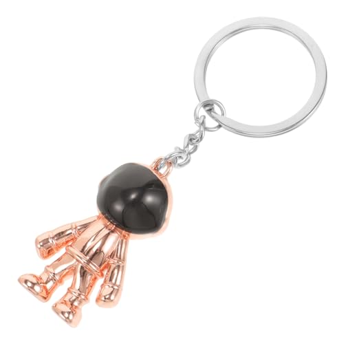 TOGEVAL Astronaut Schlüsselanhänger Rosegoldenes Design Und Tragbarer Schlüsselring Für Jungen Und Mädchen Dekoration Für Taschen Und von TOGEVAL