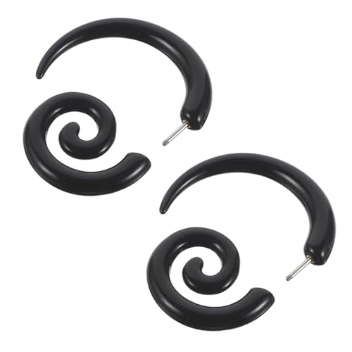 TOGEVAL Asymmetrische Schnecken Spiralohrringe aus Leicht und Komfortabel mit Flügelform Vielseitig als Ohrstecker oder Expander für Partys und Frauen von TOGEVAL