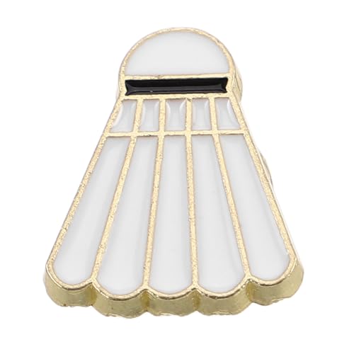 TOGEVAL Badminton-modellbrosche Aus Zinklegierung Cartoon-anstecknadel Für Kleidung Hut Mantel Vielseitige Brosche Für Rucksack Und Jacke von TOGEVAL