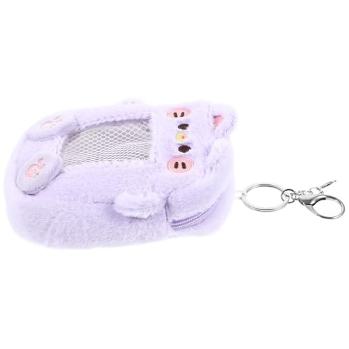 TOGEVAL Geldbörse Anhänger Schlüsselanhänger Münzbeutel Für Damen Kartenetui Mit Reißverschluss Kleine Tasche Für Handtasche Tragbar von TOGEVAL