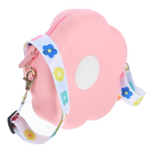 TOGEVAL Silikon-umhängetasche Mit Blumenmotiv Leicht Tragbar Geldbörse Für Damen Wechselgeldbeutel Kleines Silikon-Tasche Praktisch Für Reisen Und Einkäufe von TOGEVAL