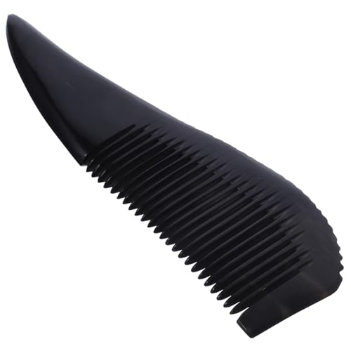 TOGEVAL Buffalo Horn Comb mit Ergonomischem Griff Antistatisch Handlich für Damen und Herren Fördert die Kopfhautmassage und Haargesundheit für Styling Entwirren und Tägliche Anwendung von TOGEVAL