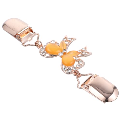 TOGEVAL Sweater Clip Für Frauen Eleganter Cardigan Clip Aus Vielseitig Einsetzbar Für Schals Und Kleidung Für Formelle Anlässe Roségoldfarben Langlebig Und Leicht Zu Tragen von TOGEVAL