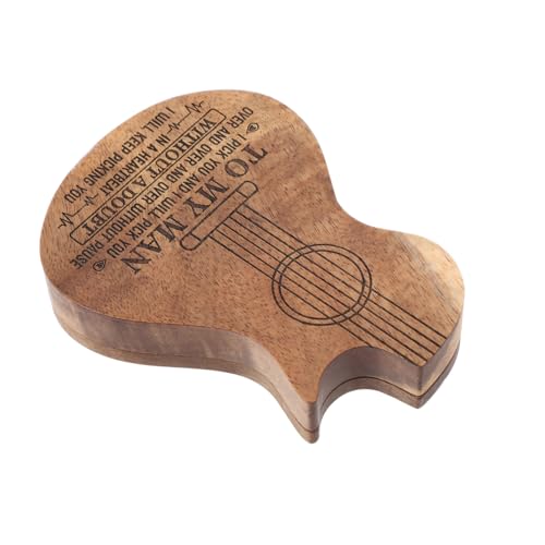 TOGEVAL Convenient Guitar Pick Case Aufbewahrungsbox Für Gitarren-Picks Für Musiker Und Geschenkideen Perfekter Organizer Für Akustikgitarren Und Ukulelen von TOGEVAL
