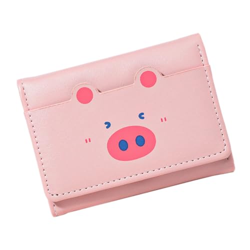 TOGEVAL Cute Cartoon Geldbörse Für Damen Kurzformat Mit Mehreren Kartenfächern Reißverschluss-münzfach Für Outdoor-Shopping Und Reisen Elegantem von TOGEVAL