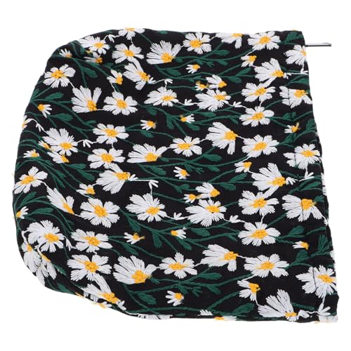 TOGEVAL Daisy Make-up Tasche Mit Floralem -Design Langlebige Canvas-Kosmetiktasche Für Und Alltag Praktische Toilettentasche Für Damen Leicht Und Tragbar von TOGEVAL