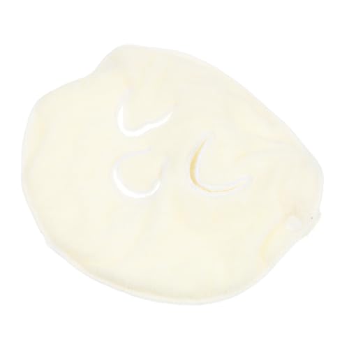 TOGEVAL Damen Gesichts Handtuch Dickes Atmungsaktives Beauty Kompressionshandtuch mit Drei Löchern Abnehmbarer Aufhängeschlaufe für Heiße und Kalte Anwendungen im Salon Hause von TOGEVAL
