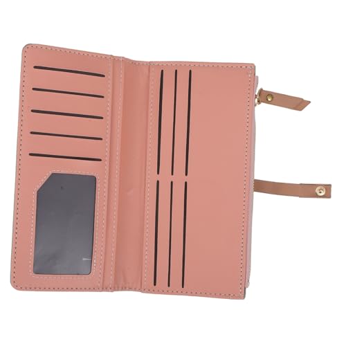 TOGEVAL Damen Pu Wallet Clutch Großer Geldbeutel Für Kreditkarten Bargeld Münzen Leicht Und Praktisch Für Shopping Und Alltag von TOGEVAL