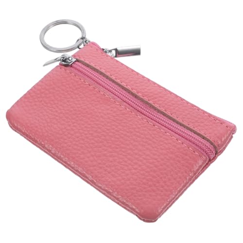 TOGEVAL Damen Geldbörse Echtem Mit Schlüsselring Kompakte Münztasche Für Karten Und Kleingeld Stilvolles Design Für Unterwegs von TOGEVAL