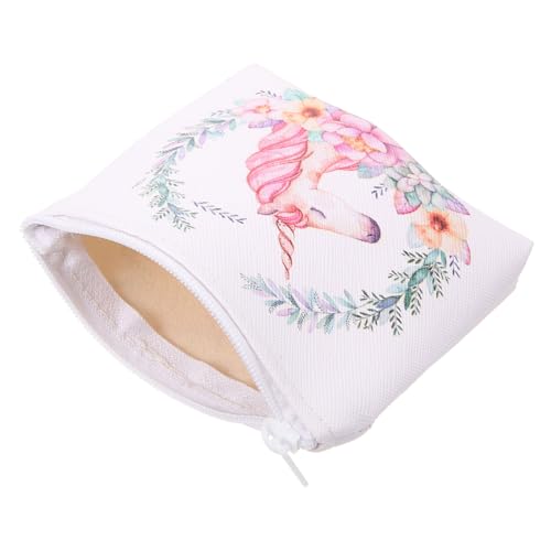 TOGEVAL Einhörnertasche Mit Reißverschluss Kleine Geldbörse Für Mädchen Tragbare Reisetasche Dekorativ Und Praktisch Für Schlüssel Und Münzen von TOGEVAL