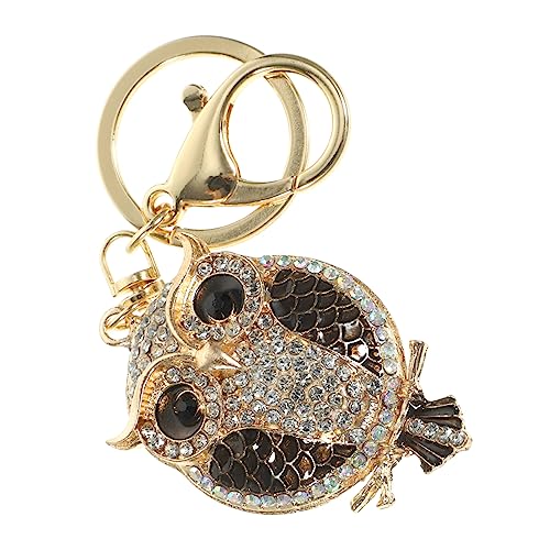 TOGEVAL Owl Shaped Keychain Pendant Stylisches Ornament Für Schlüsselbund Auto Taschen Kreatives Design Für Frauen Männer Lifelike Schlüsselanhänger Für Jeden Anlass von TOGEVAL