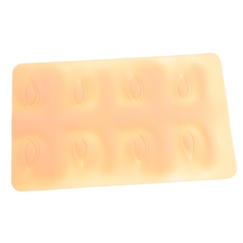 TOGEVAL Eyeliner Übungsleder für Anfänger Mikoblading Übungshaut zur Verbesserung von Eyeliner Fähigkeiten Wiederverwendbare Trainingsunterlage für Kosmetik Anwendungen von TOGEVAL